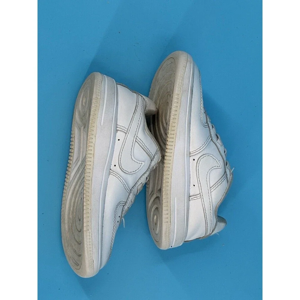 Nike Force 1 Low EasyOn Kids 10C White Sneakers Hook Loop FN0237-111